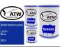 Preview: BMW-Motorcycles, Lupin Blue, M25: 500ml Lackdose + 500ml Klarlack + 250ml Härter - Set, von ATW Autoteile West.